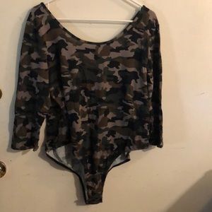 Heart Hips Camo Bodysuit